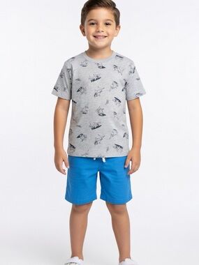 Boy’s Gray Shark T-Shirt